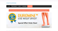 Desktop Screenshot of cheapduromine.com